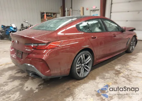 2025 BMW 840I Gran Coupe xDrive z USA, uszkodzony, nr VIN WBAGV4C09SCS58003